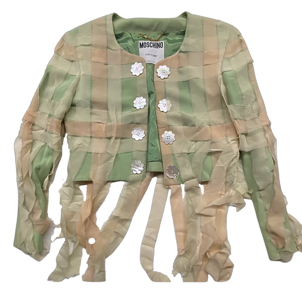 90’s silk MOSCHINO COUTURE jacket